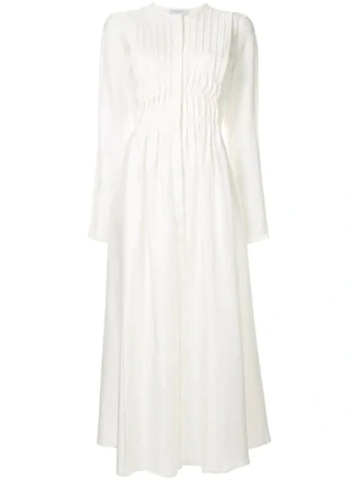 Gabriela Hearst Janis Maxi Dress In White