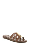 Sam Edelman Women's Bay Slide Sandals In Bright Gold / Luggage