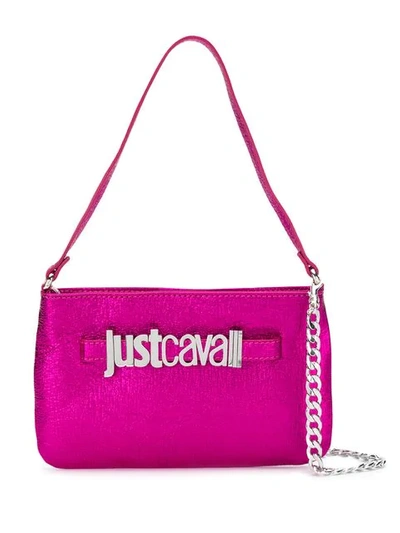 Just Cavalli Fuchsia Tote Bag In Pink