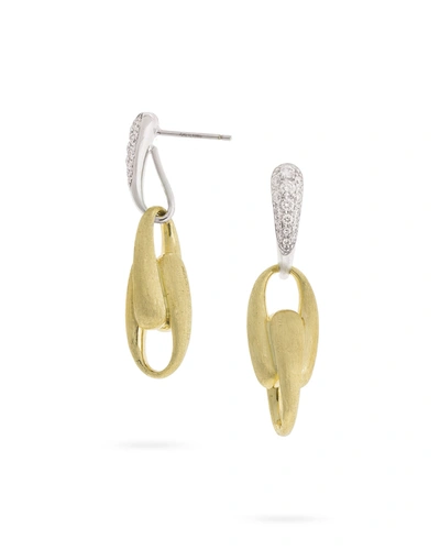 Marco Bicego 18k Yellow Gold & 18k White Gold Lucia Diamond Drop Earrings In White/gold