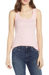 Splendid 1x1 Ribbed Tank In Fresh Pink