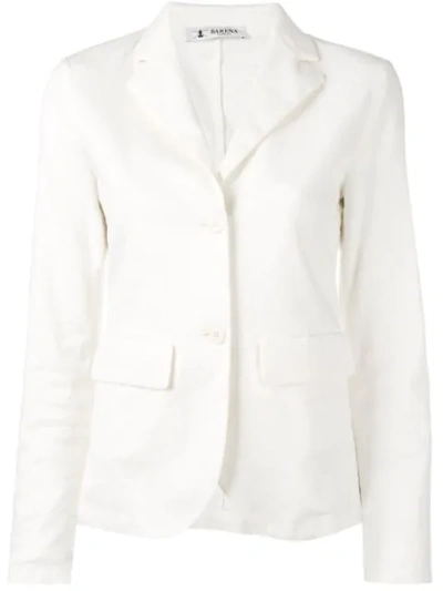 Barena Venezia Tailored Blazer Jacket In White