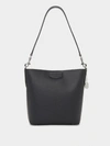 Dkny Sullivan Leather Bucket, Created For Macy's In Black Combo