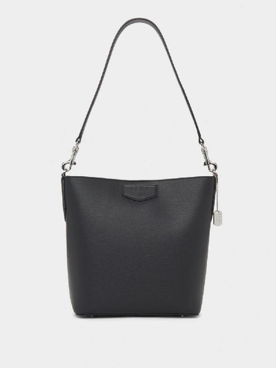 Dkny Sullivan Leather Bucket, Created For Macy's In Black Combo