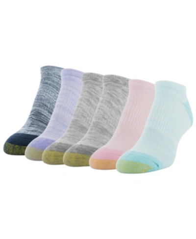 Gold Toe 6 Pack Cool No-show Socks In Pastel Assorted