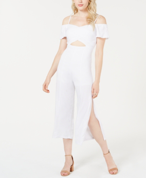 pure white jumpsuit