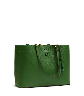tory burch mcgraw tote green