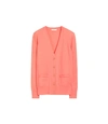 Tory Burch Madeline Cardigan In Sunrise Coral
