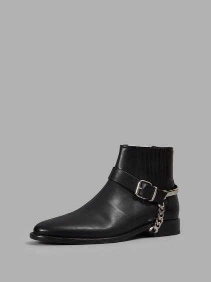 Balmain Black Eperon Boots | ModeSens