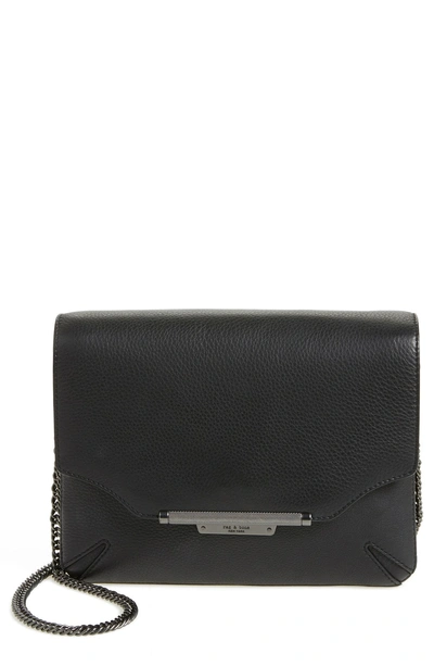 Rag & Bone Pebbled Leather Crossbody Bag - Black