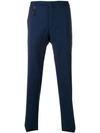 Incotex Classic Tailored Trousers In Blue