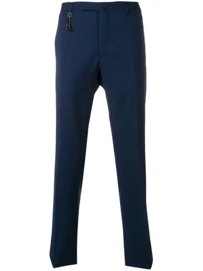 Incotex Classic Tailored Trousers In Blue