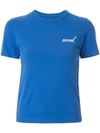 Ader Error Logo Print Slim Fit T-shirt In Blue