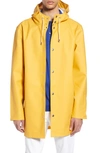 Stutterheim Stockholm Waterproof Hooded Raincoat In Warm Honey