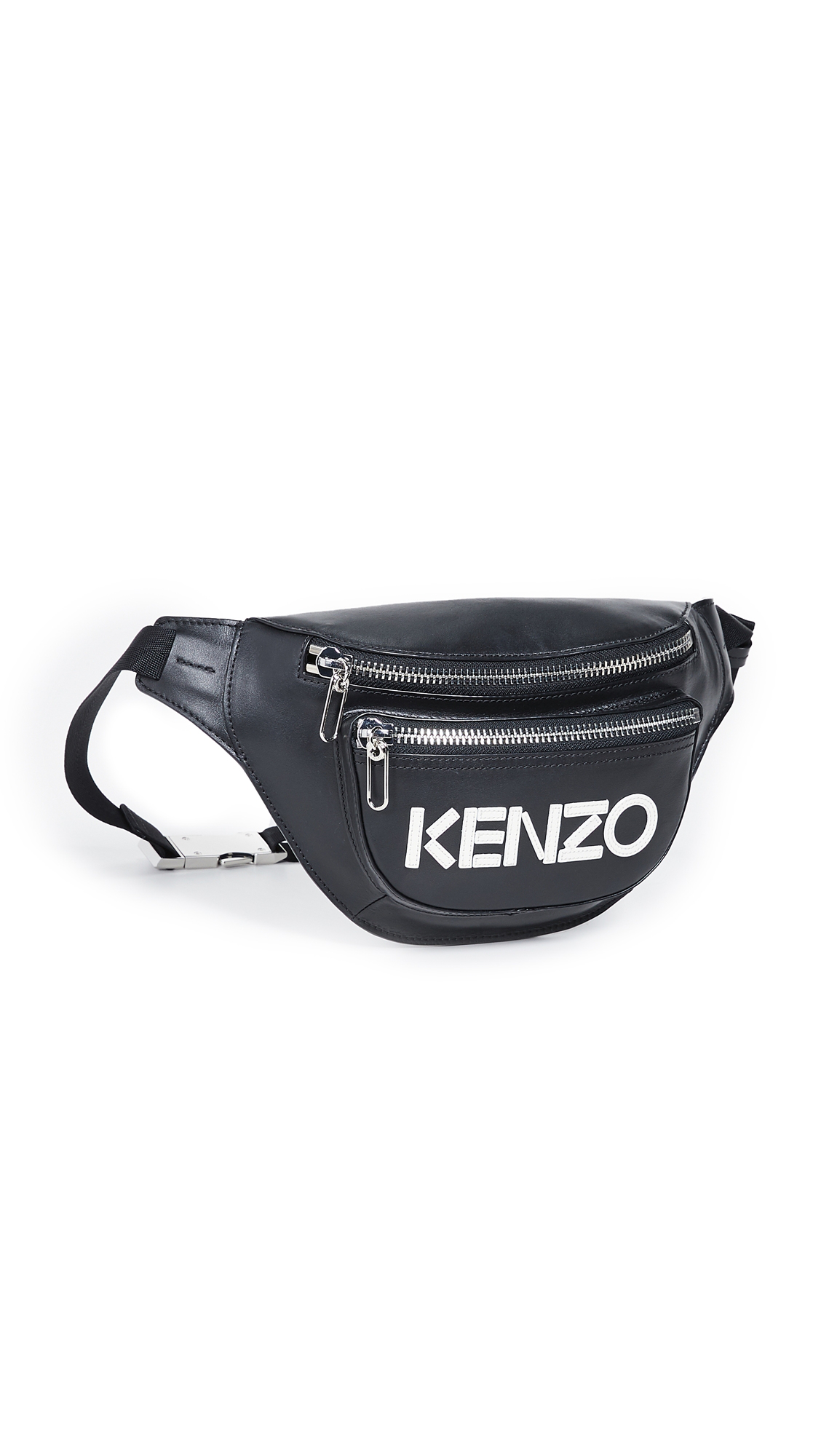 Kenzo Logo Bum Bag In Black | ModeSens