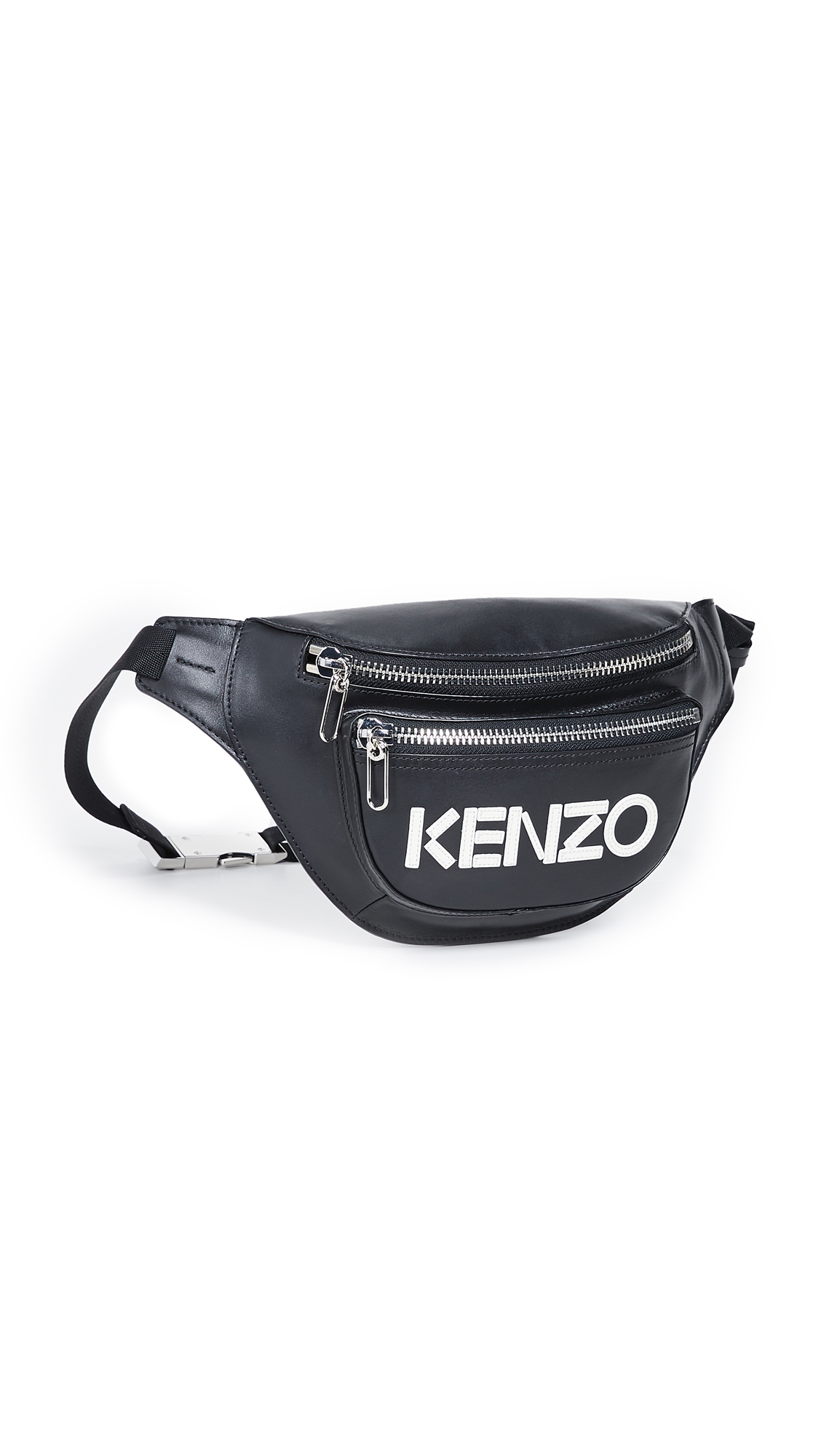 Kenzo Logo Bum Bag In Black ModeSens
