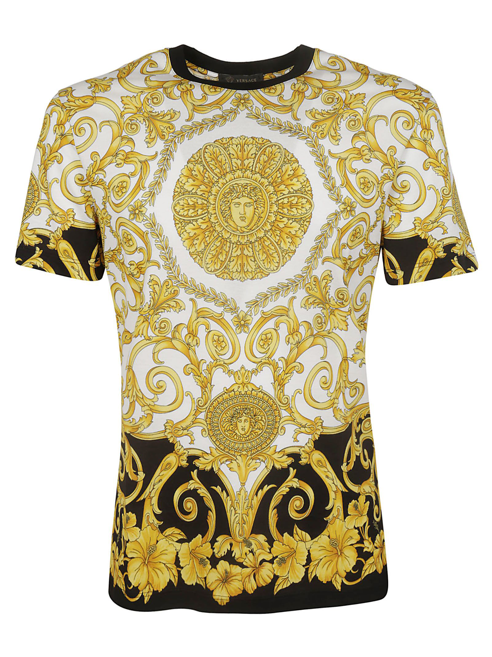 Versace Baroque Print T-shirt | ModeSens