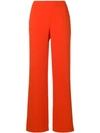 P.a.r.o.s.h Flare Styled Trousers In Orange