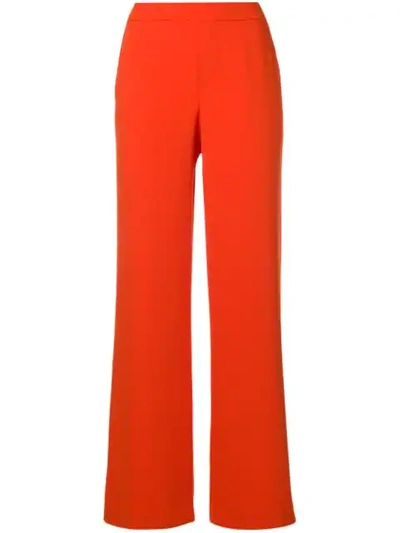 P.a.r.o.s.h Flare Styled Trousers In Orange