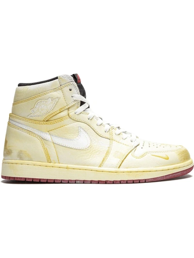 Jordan Air  1 Hi Og Nrg Nigel Sylvester In Sail/white-varsity Red