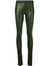 Drome Panelled Leggings In Green