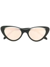 Cutler And Gross Cat-eye Sunglasses In Black
