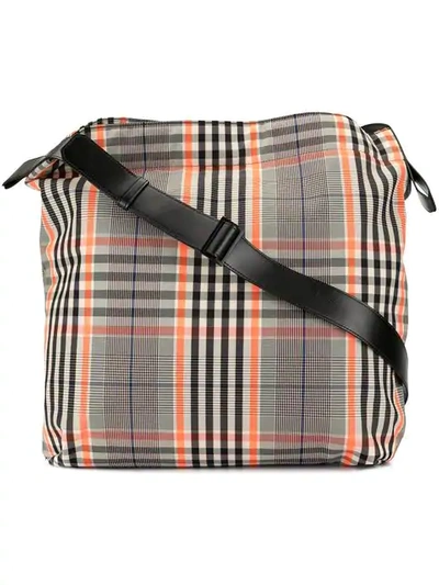 Juunj Check Shoulder Bag In Multicolor