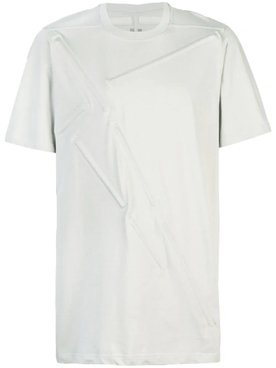 Rick Owens Embossed Signature T-shirt - Oyster