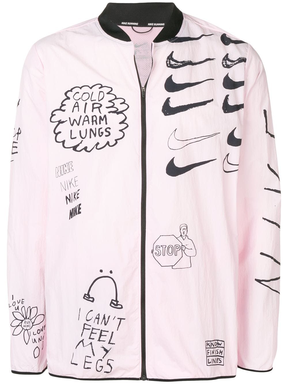 nike performance artist jacket graphic nathan bell
