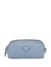 Prada Cosmetic Make Up Pouch In Blue