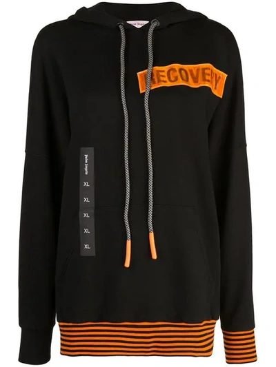Palm Angels Recovery Hoodie In Black