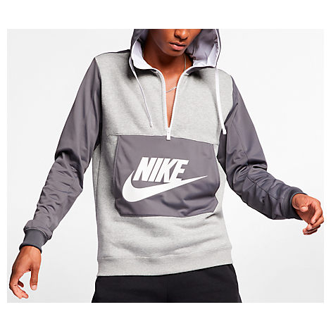 nike hybrid grey hoodie