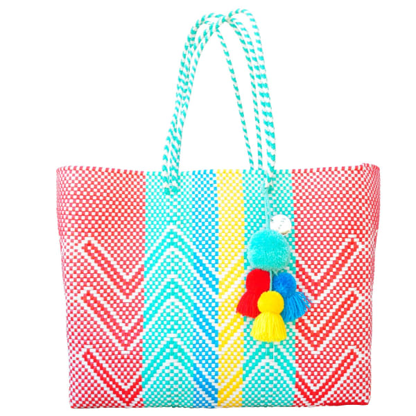recycled plastic beach bag