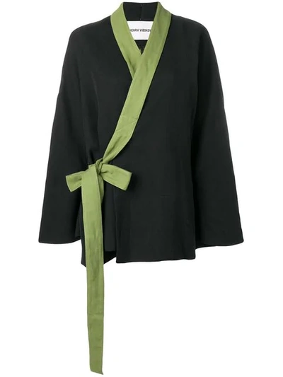 Henrik Vibskov Whirl Kimono In Black