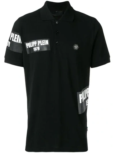 Philipp Plein Pp1978 Polo Shirt In Black