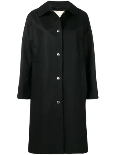 Mackintosh Black Storm System Linen Coat Lm-079st/p