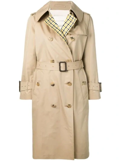 Mackintosh Honey Colour Block Trench Coat Lm-062bs/cb In Neutrals