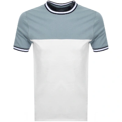 Ted Baker Silva Slim Colorblock T-shirt In Green