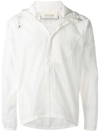 Alyx Lightweight Hooded Jacket In White