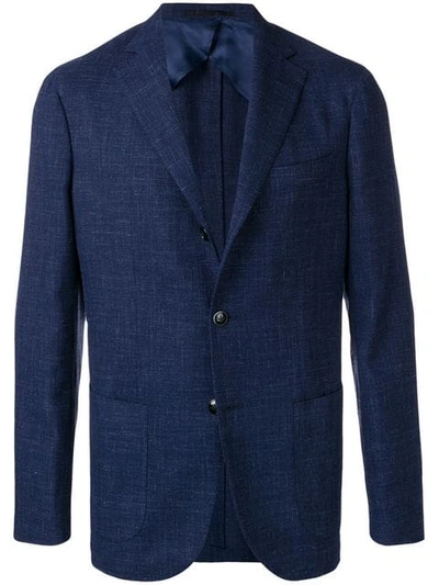 Barba Napoli Jimmy Blazer Jacket In Blue