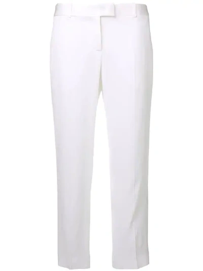Ermanno Scervino Cropped Tailored Trousers In White