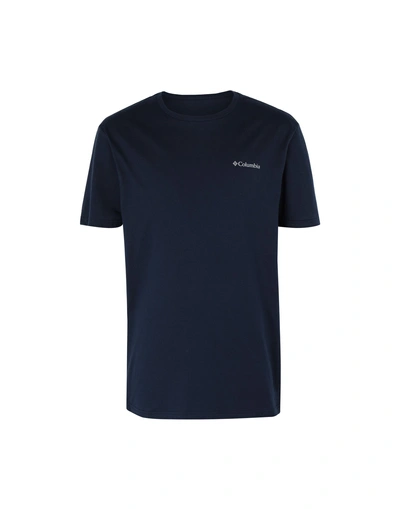 Columbia Sports T-shirt In Dark Blue