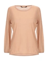 Agnona Cashmere Blend In Camel
