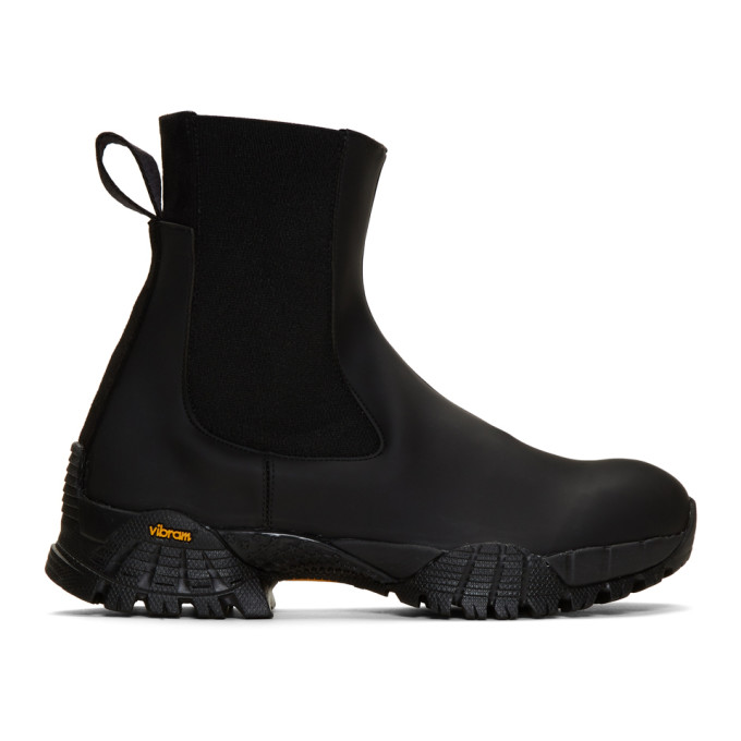Alyx 1017 9sm Black Rubber Sole Chelsea Boots In 001 Black | ModeSens