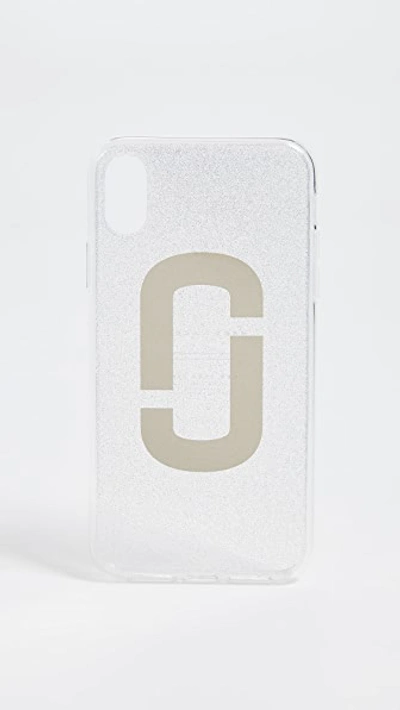 Marc Jacobs Iphone Xr Case In Silver Multi