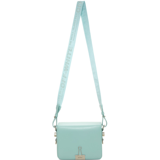 off white bag blue