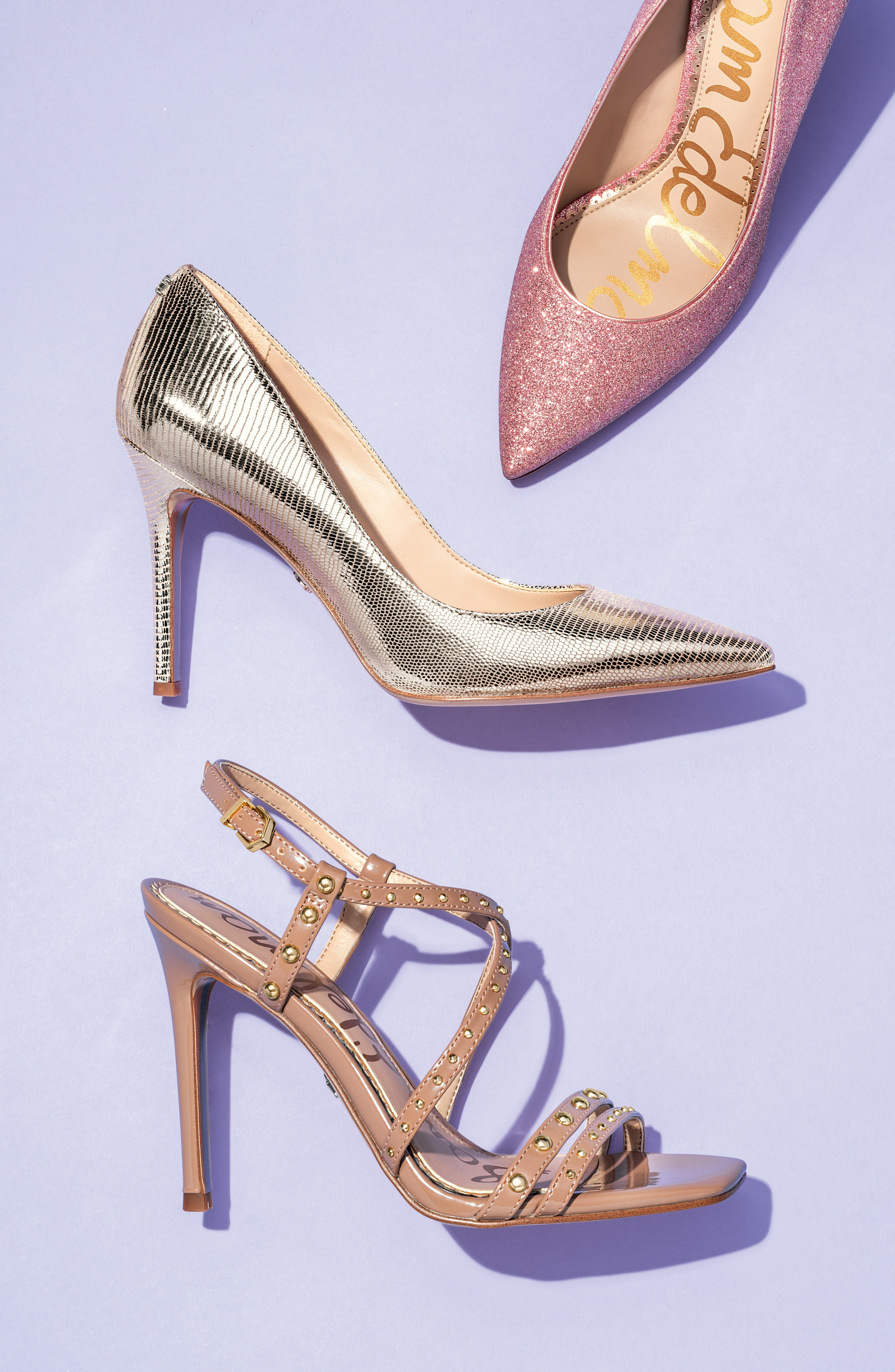 sam edelman gold pumps