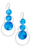 Isabel Marant Harlem Circle Drop Earrings In Blue
