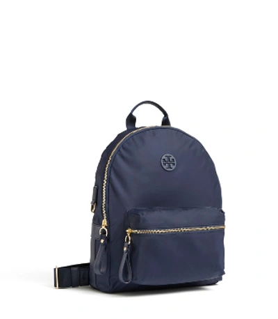 Tory Burch Tilda Zip Backpack In Navy Blue