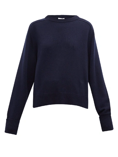 Chloé Round-neck Cashmere Sweater In Black